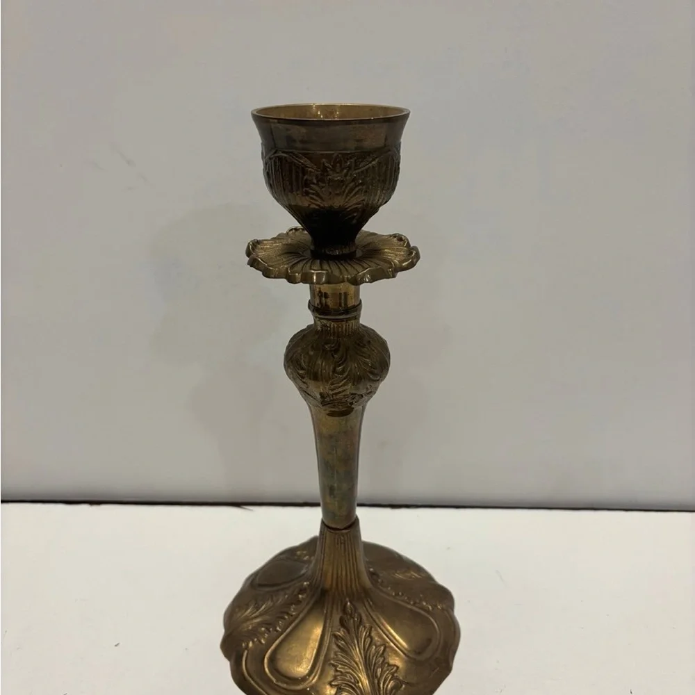 Vintage brass candle stick holder